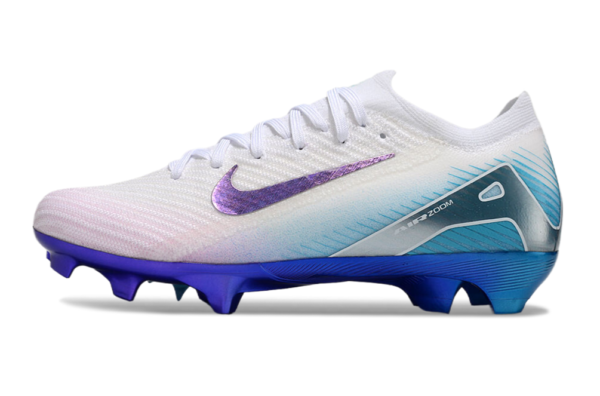 Nike Air Zoom Mercurial Vapor XVI Elite FG (White, Purple, and Blue Gradient)