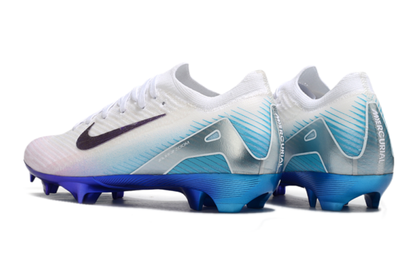 Nike Air Zoom Mercurial Vapor XVI Elite FG (White, Purple, and Blue Gradient) - Image 6