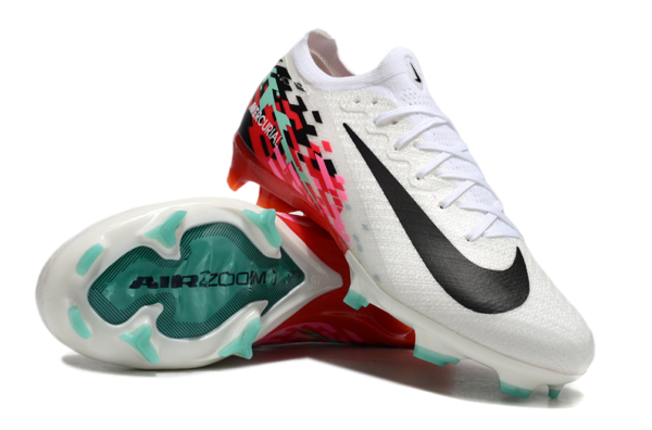 Nike Air Zoom Mercurial Vapor XVI Elite FG (White/Red/Black/Blue/Pink) - Image 2