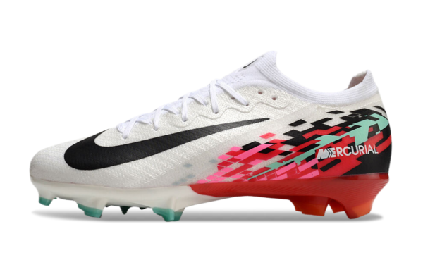 Nike Air Zoom Mercurial Vapor XVI Elite FG (White/Red/Black/Blue/Pink) - Image 3