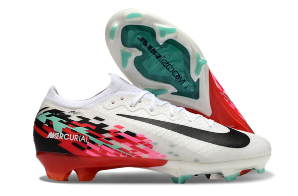 Nike Air Zoom Mercurial Vapor XVI Elite FG (White/Red/Black/Blue/Pink) - Image 7