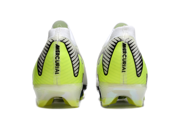 Nike Air Zoom Mercurial Vapor XVI Elite FG (White/Black/Volt) - Image 5