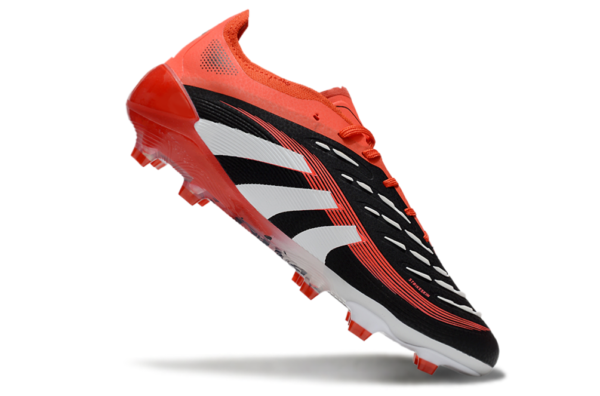 Adidas Predator 2025 Laced Edition FG (Black/Red/White) - Image 6